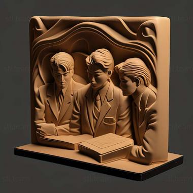 3D модель The Kindaichi Case Files Yzabur Kanari Seimaru Amagi Fu (STL)